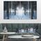 Designart - Winter Forest with Dark Woods - Landscape Canvas Art Print